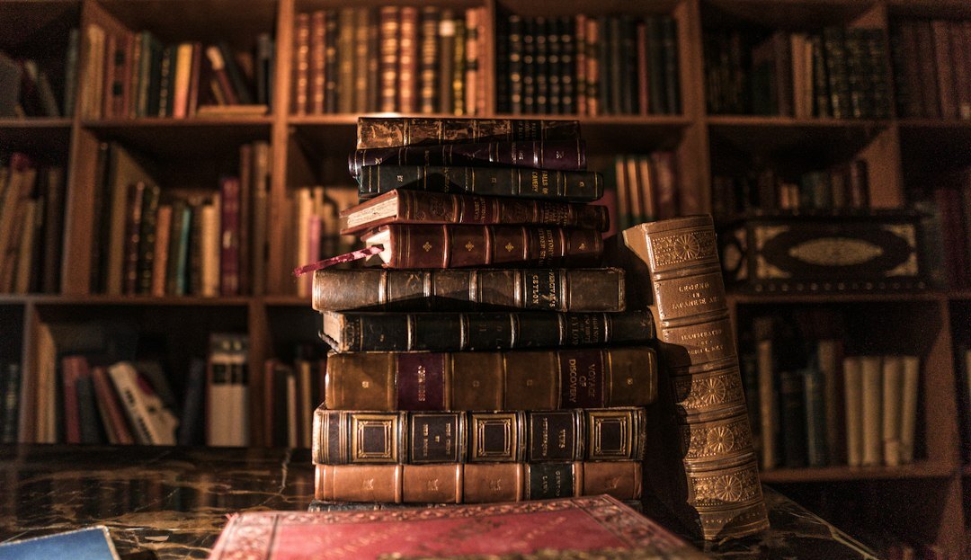 old library with books